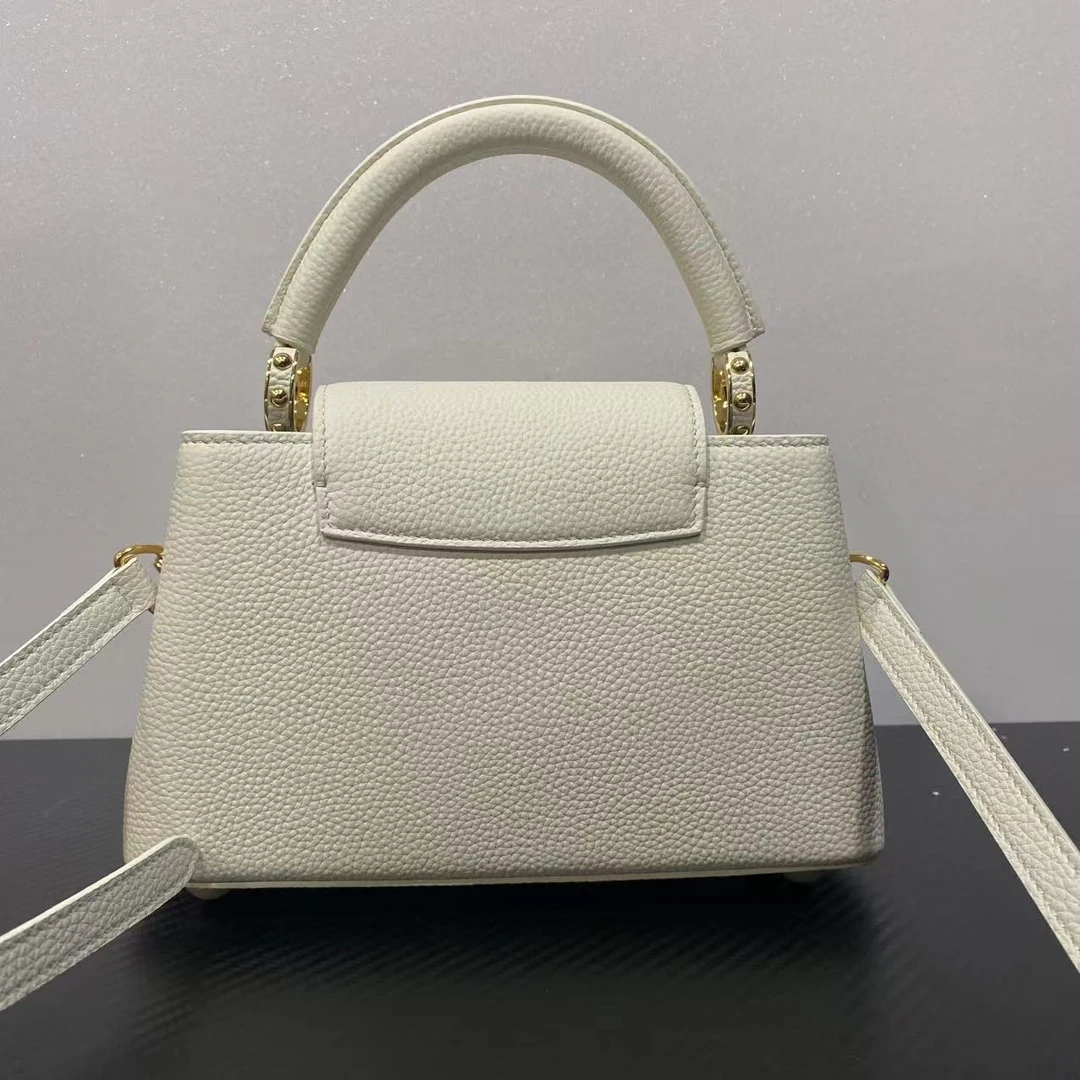 手工真皮包-K0069-卡普竖-露-白