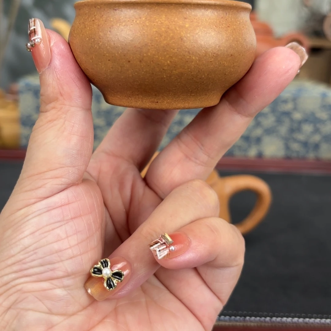 茶壶紫砂梨皮黄段仿古
