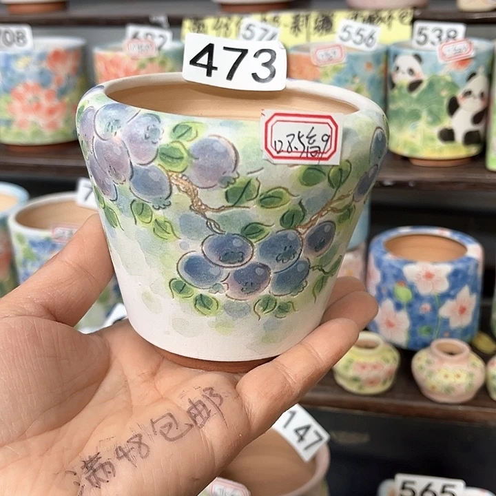 手工制作多肉花盆