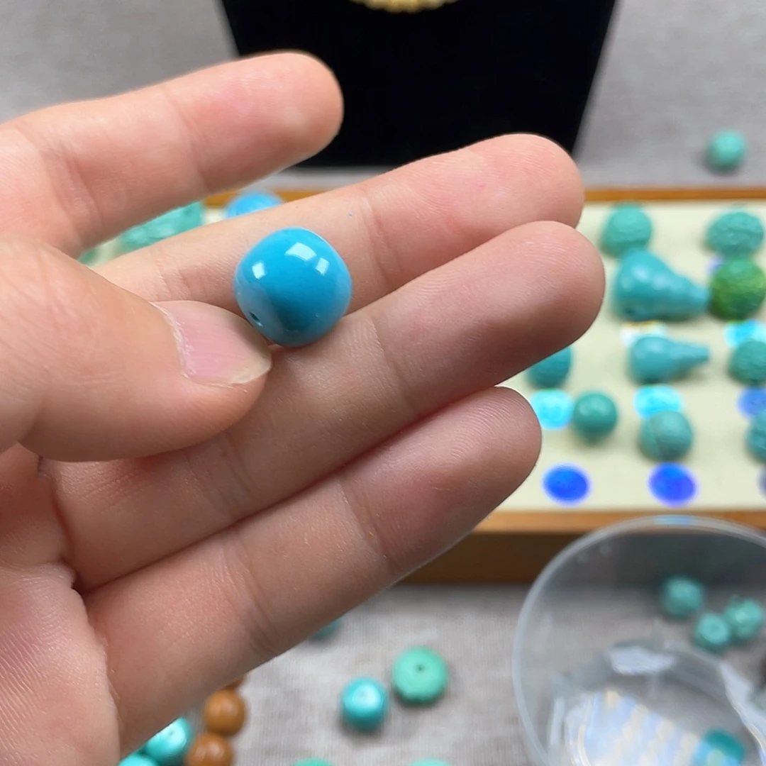 原生态湖北松配饰，直径12