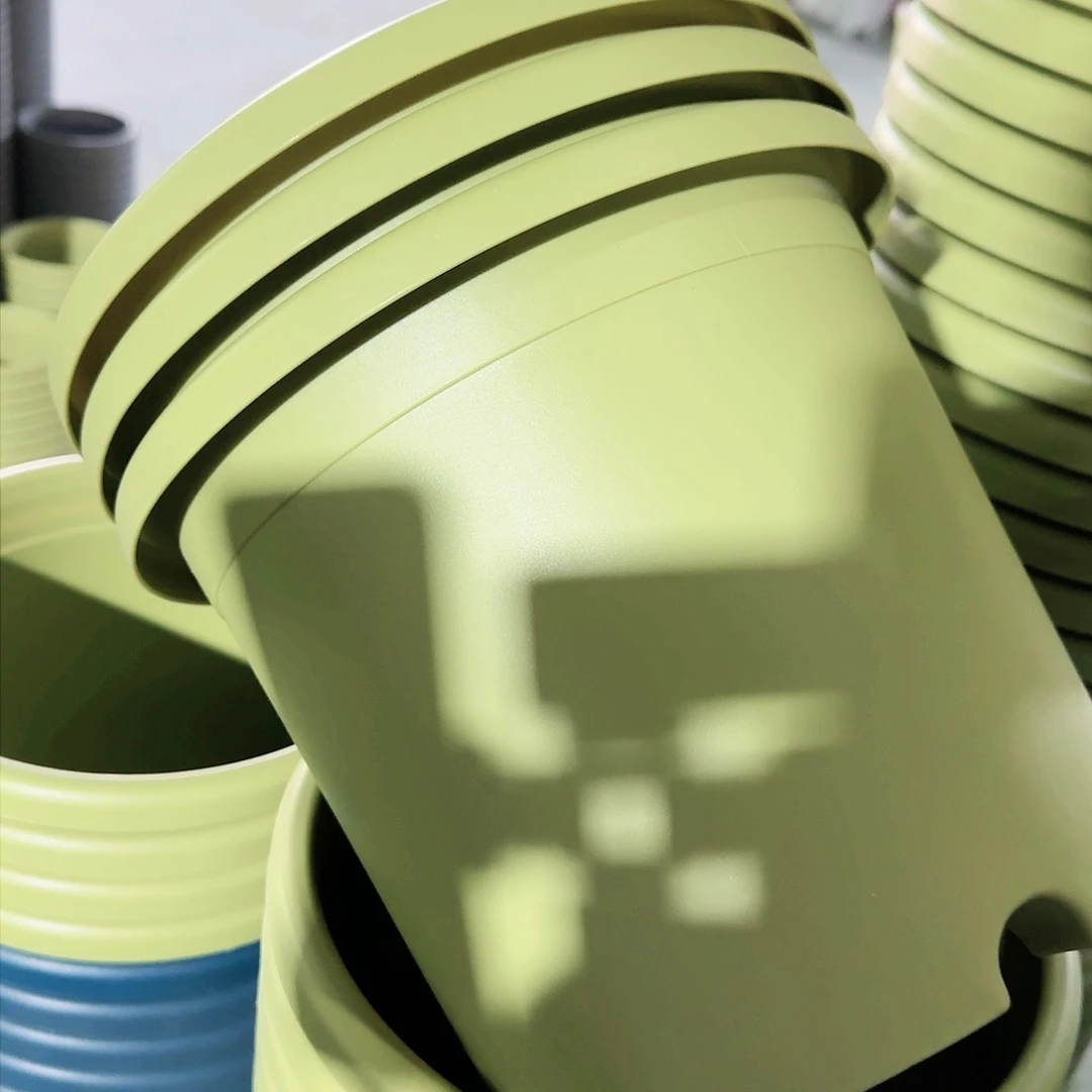 树脂四季盆4#无拖果绿3