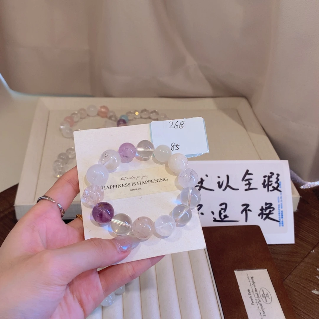 未镶嵌手串水晶w****?268号全瑕疵不退换