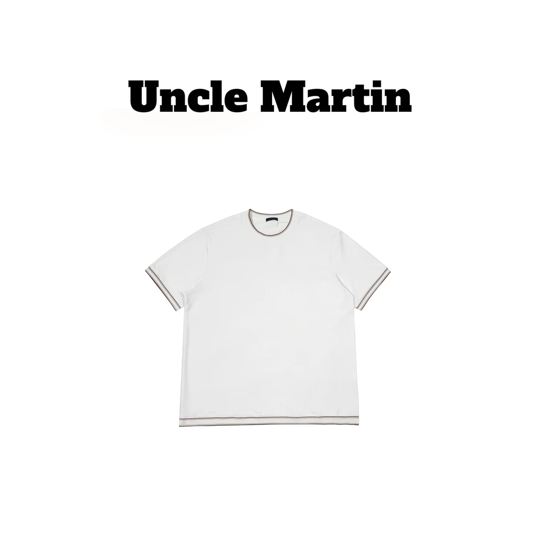 618-马丁叔叔 25新款百搭通勤短袖T恤男女 334