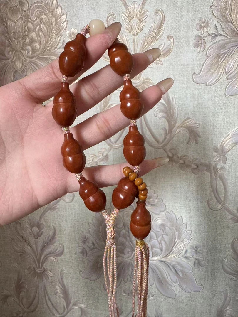 橄榄核葫芦纯手工打磨，葫芦万代
