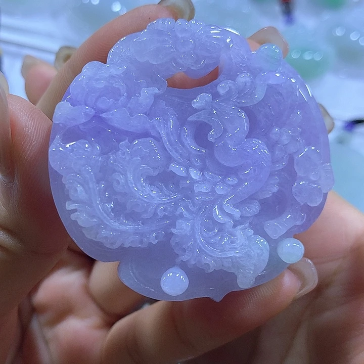 翡翠未镶嵌颈饰天然翡翠A货吊坠