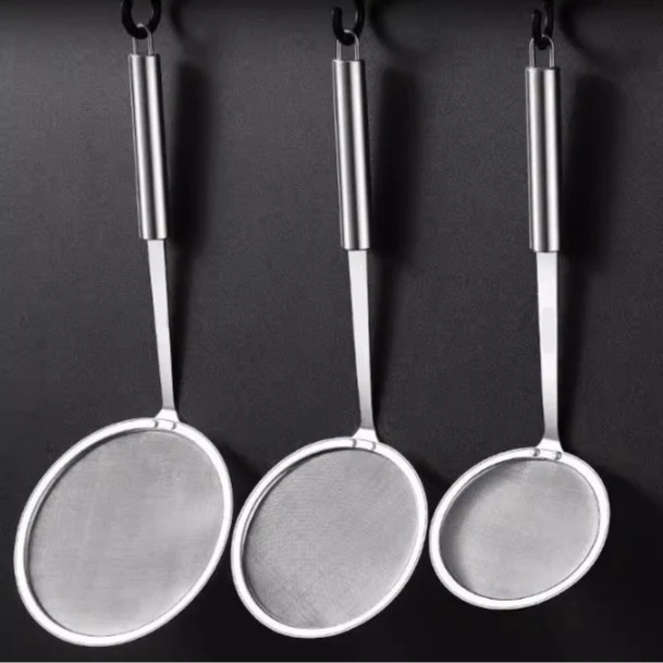 【抢】不锈钢漏勺家用厨房过滤网筛火锅撇油浮沫隔油滤油隔渣打沫勺