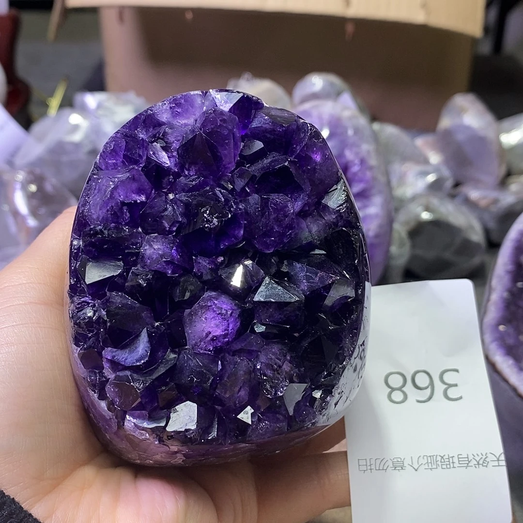 紫晶未镶嵌珠宝半成品