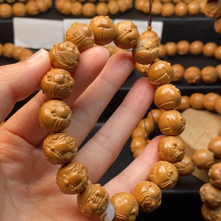 猴头核桃吊坠社会弥勒