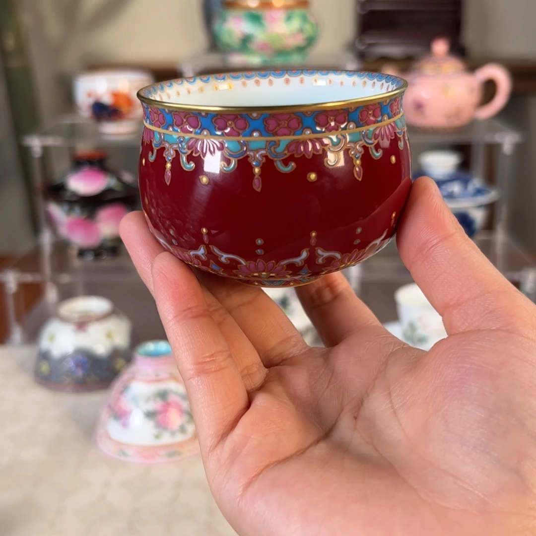 纯手工手绘 高端茶器