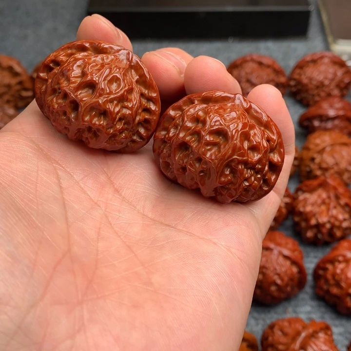 文玩核桃把件欢2宫灯40