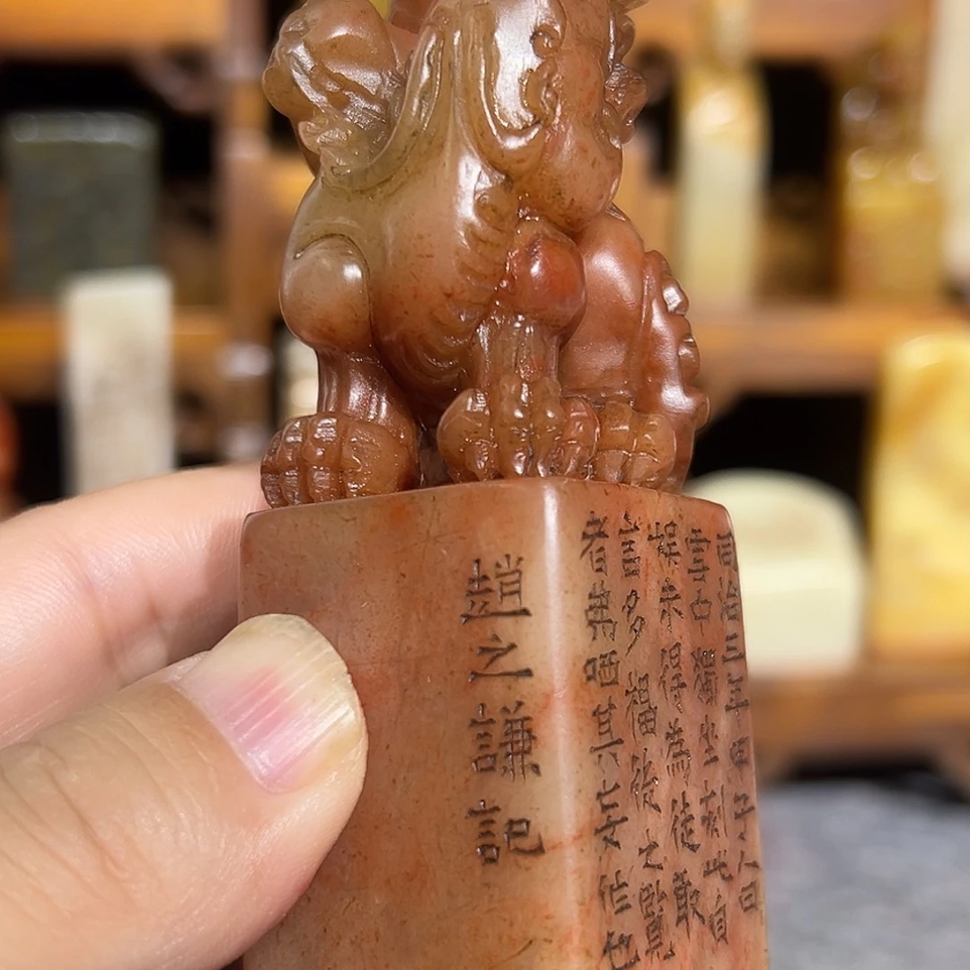 天***3寿山石印石寿山石雕刻