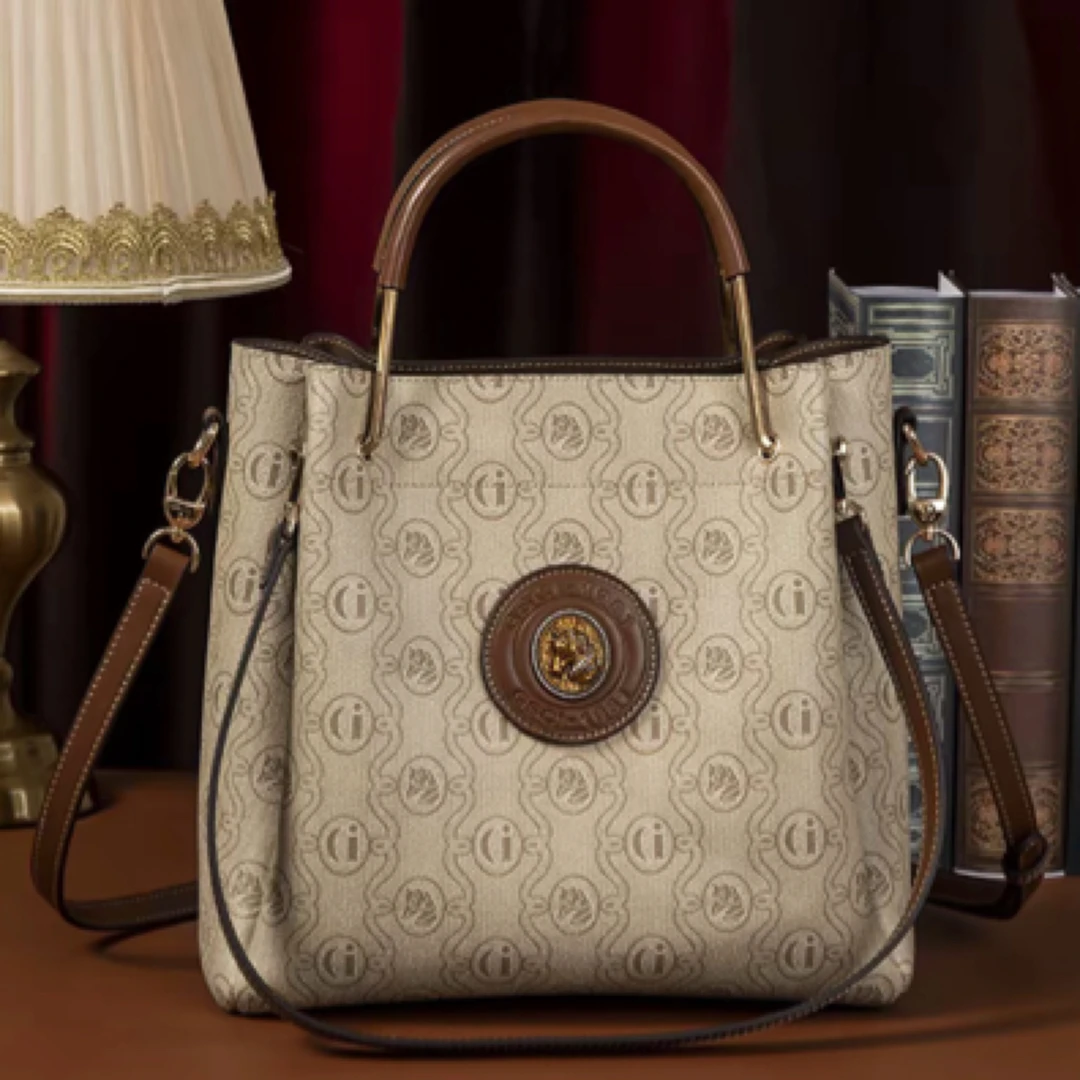 新款复古通勤独角兽手提包