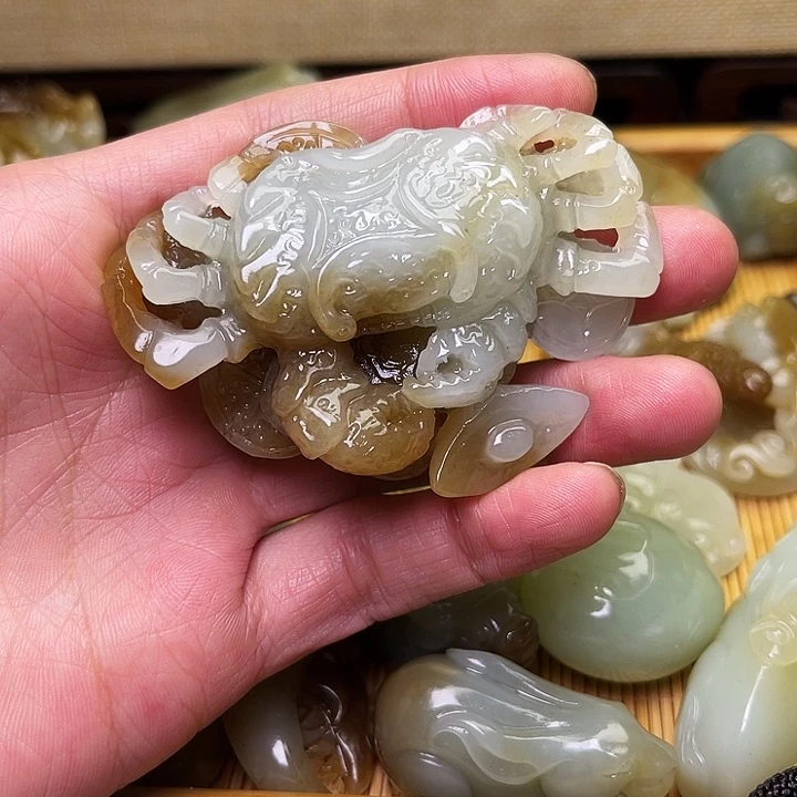****。和田玉未镶嵌吊坠(不含链)