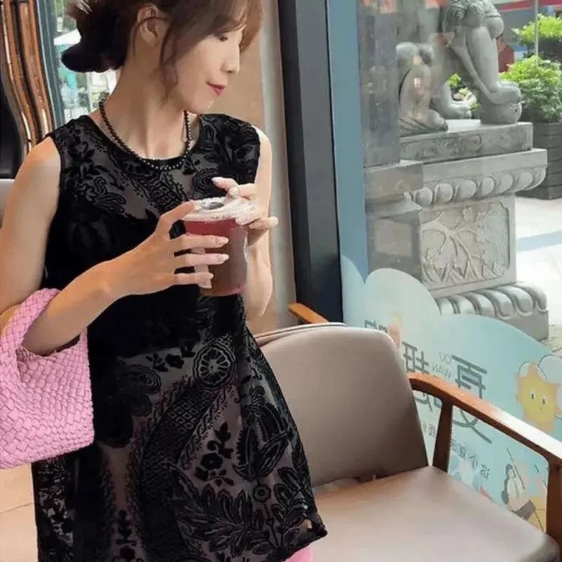 【钰姐精选】8817-丝绒提花薄款上衣新中式显瘦气质时尚复古