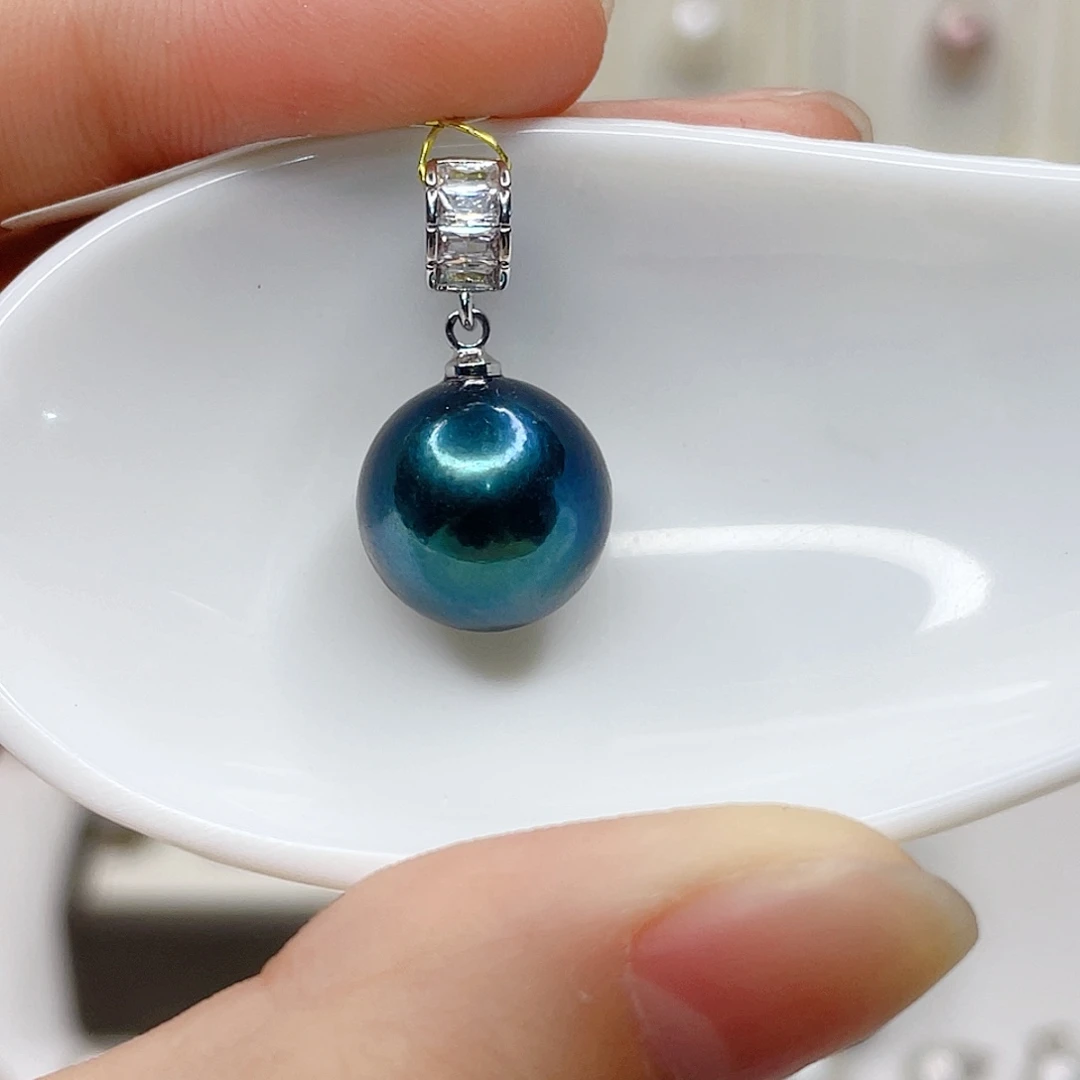 合金淡水珍珠吊坠(赠链)