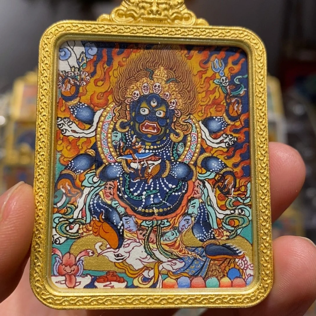 野***猪吊坠唐卡唐卡艺术研究院