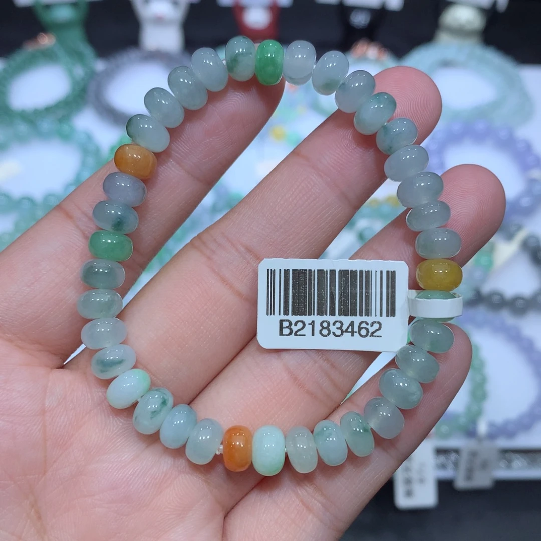 翡翠未镶嵌手串天然