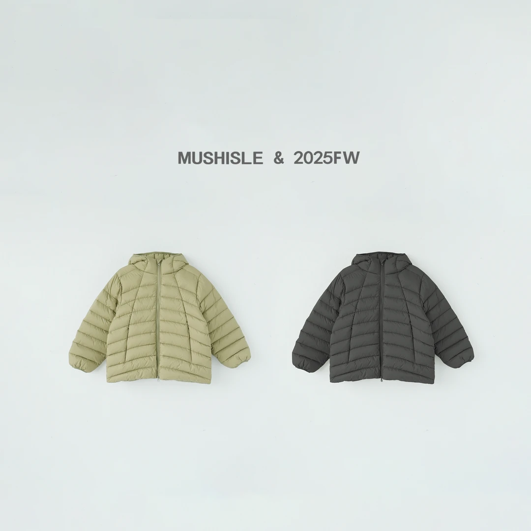 【MUSHISLE】阿又极寒加厚羽絨服冬季童装秋冬工装连帽羽绒服85086D
