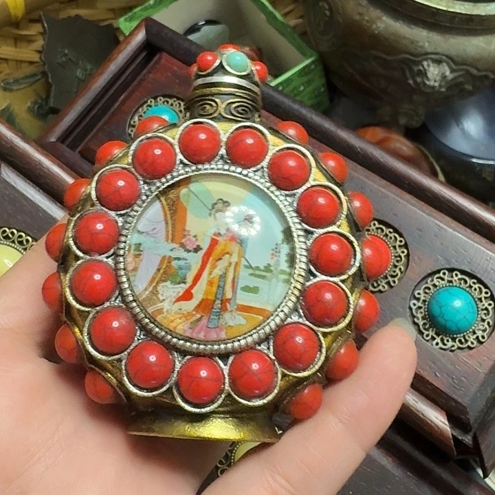 蒙***干黄铜工艺品手工雕刻技艺