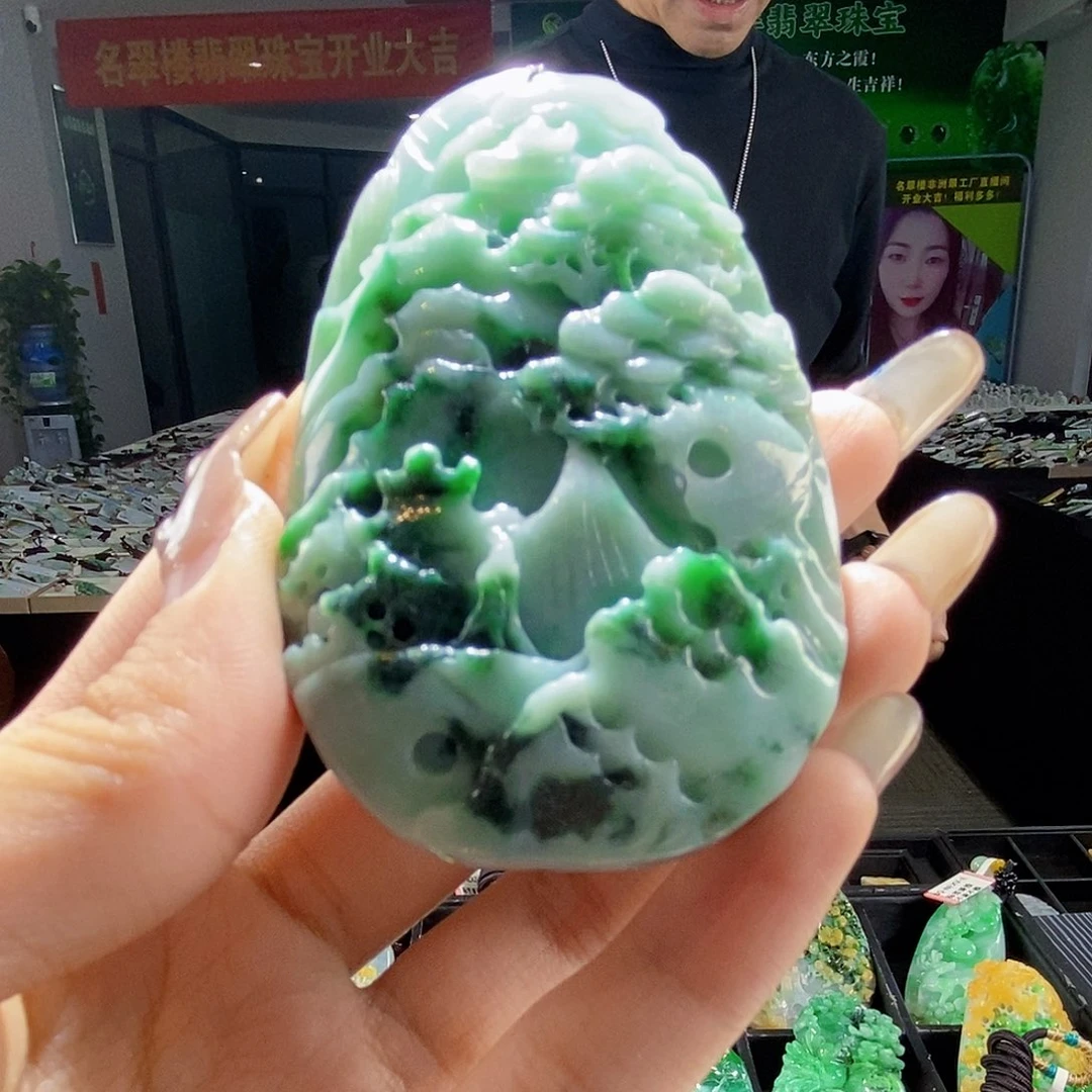 颈饰未镶嵌翡翠翡翠