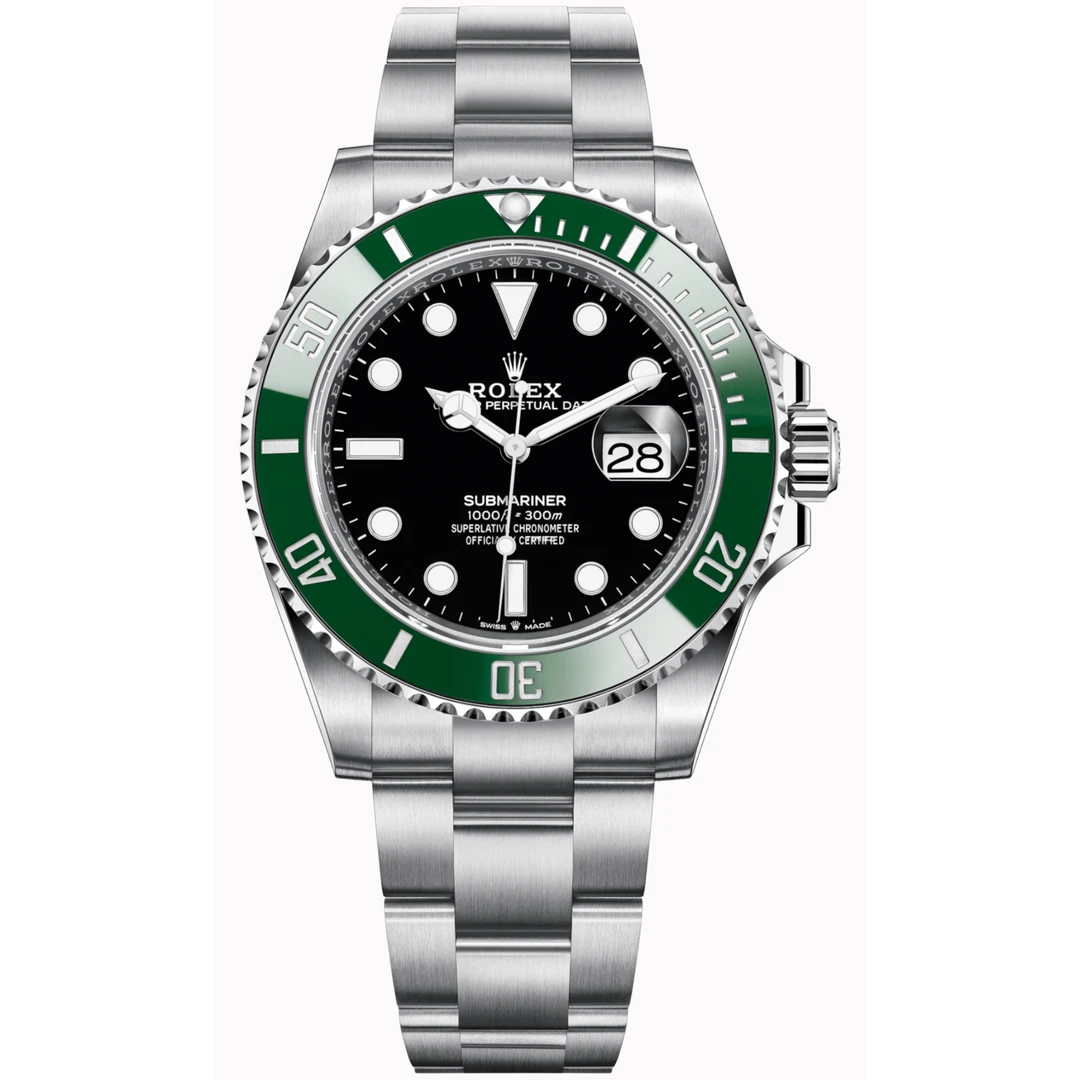 99新 Rolex/劳力士 深圳名典/三代绿水鬼126610/全套