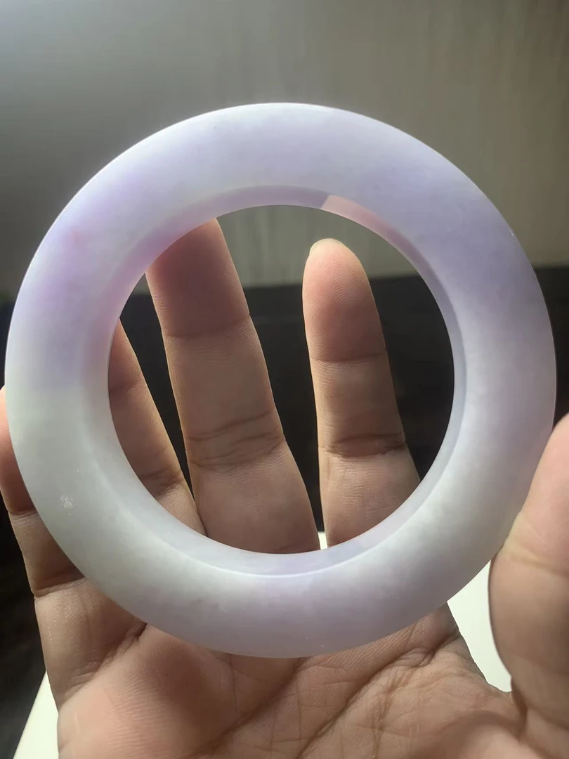 紫罗兰手镯翡翠手镯定制，高端紫罗兰翡翠手镯