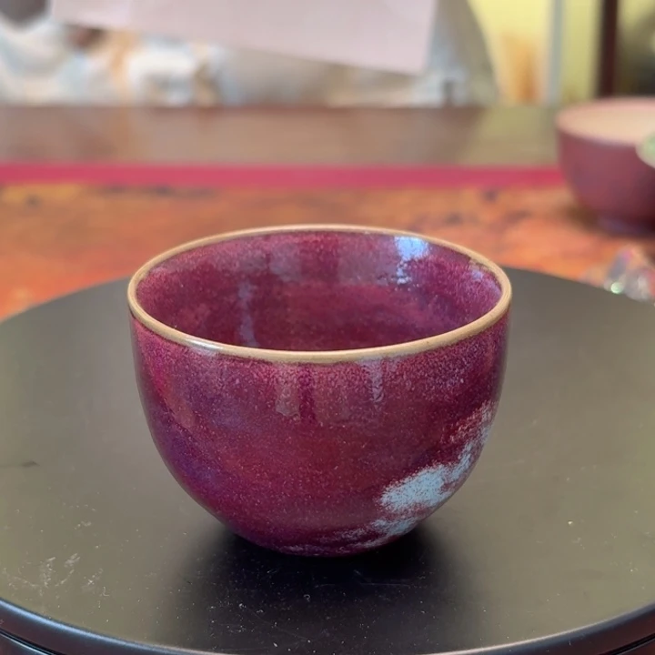 钧瓷杯子传统茶器工艺作品
