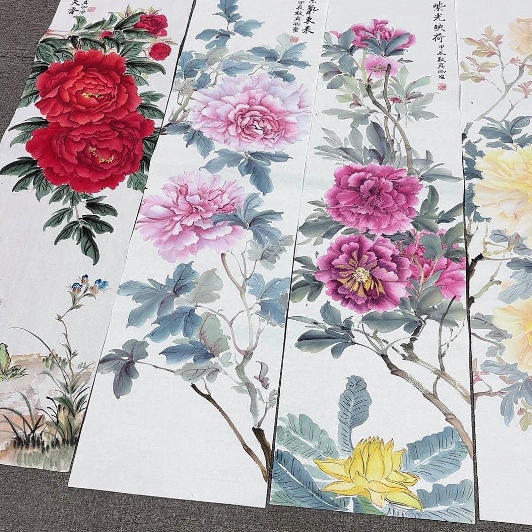 国画国画作品多次在国内外大展