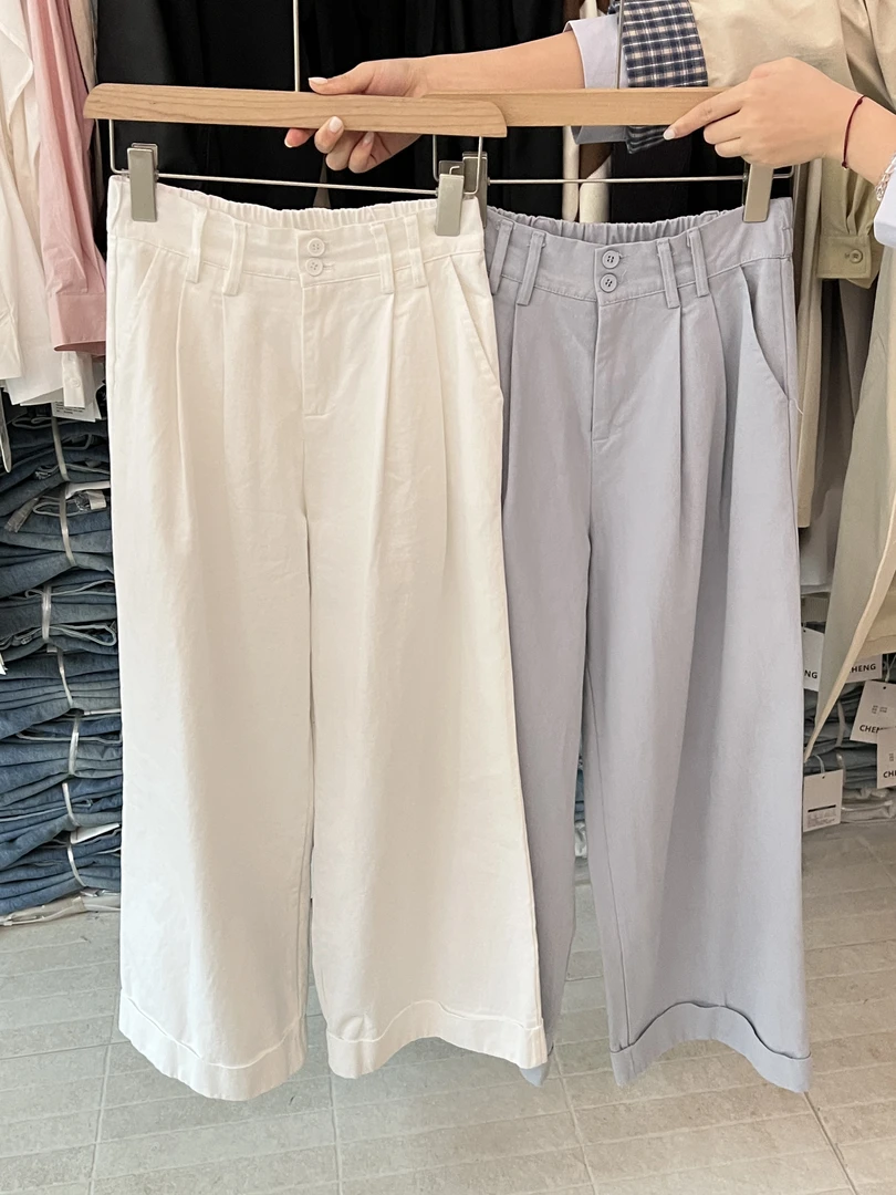 程程推荐【11020】20……5年春季新款韩版简约气质休闲裤