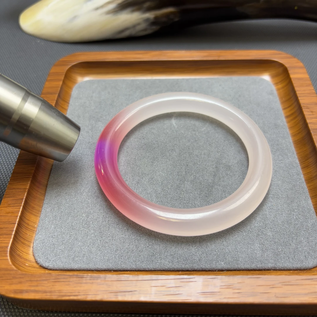 非金属珐琅手镯 透明可变色光版手镯 F231