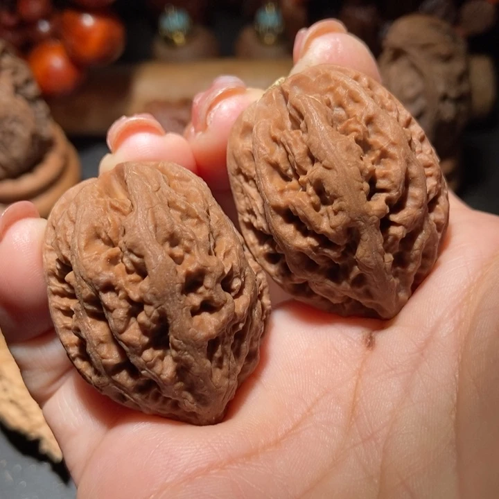 把件文玩核桃东北楸子小雪133