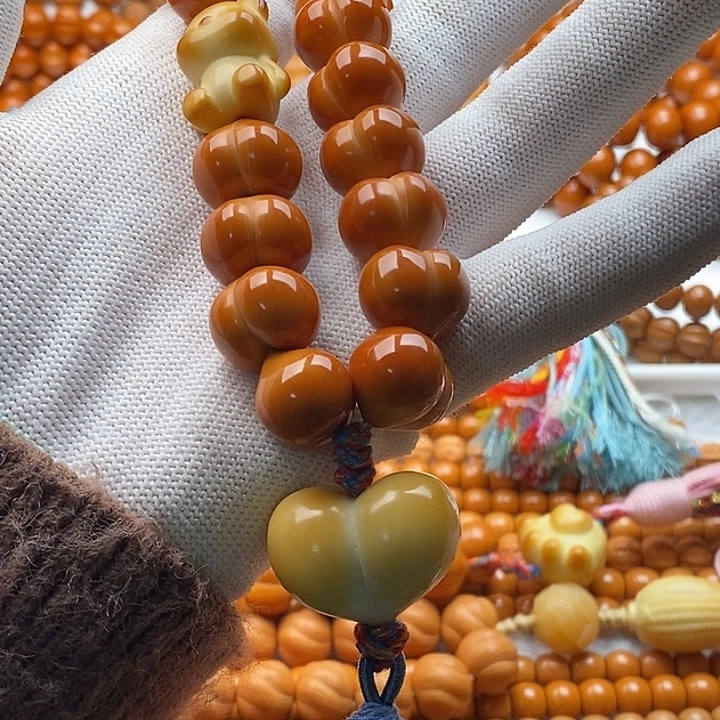 锦***枫猴头核桃吊坠猴头