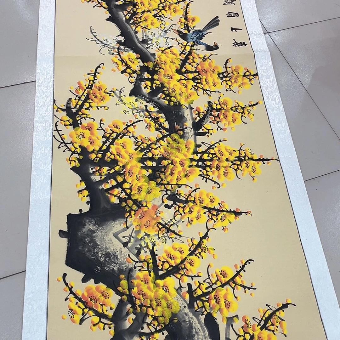 国画纯手绘国画山水花鸟