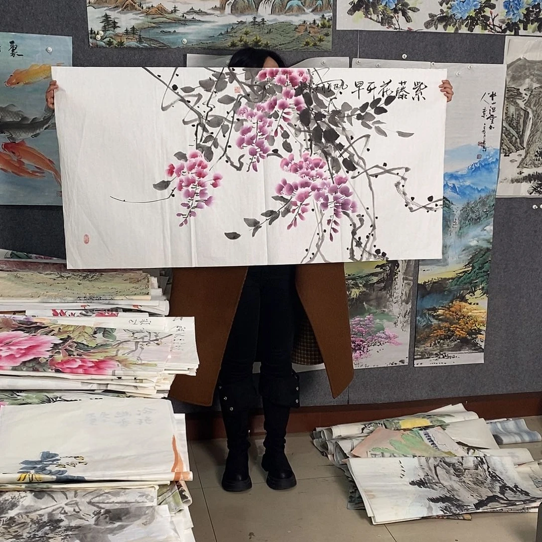 国画纯手写手绘作品16