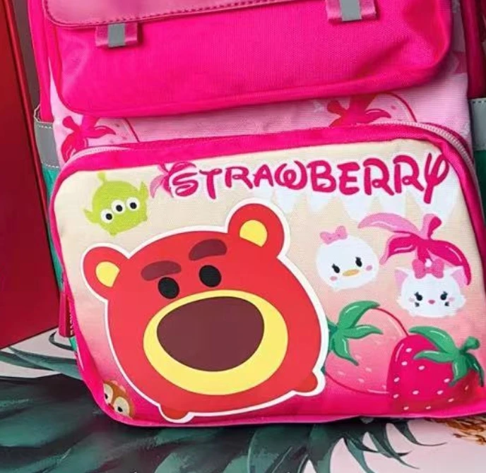 粉色草莓熊货号Y219754D护脊书包1-3年级赛4
