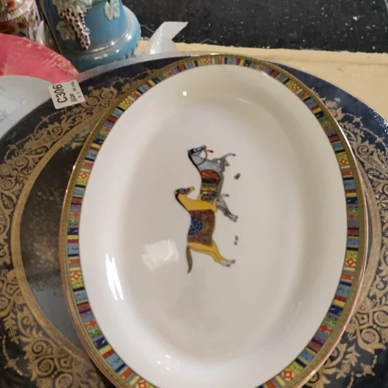 陶瓷鱼盘微瑕特价出不退换