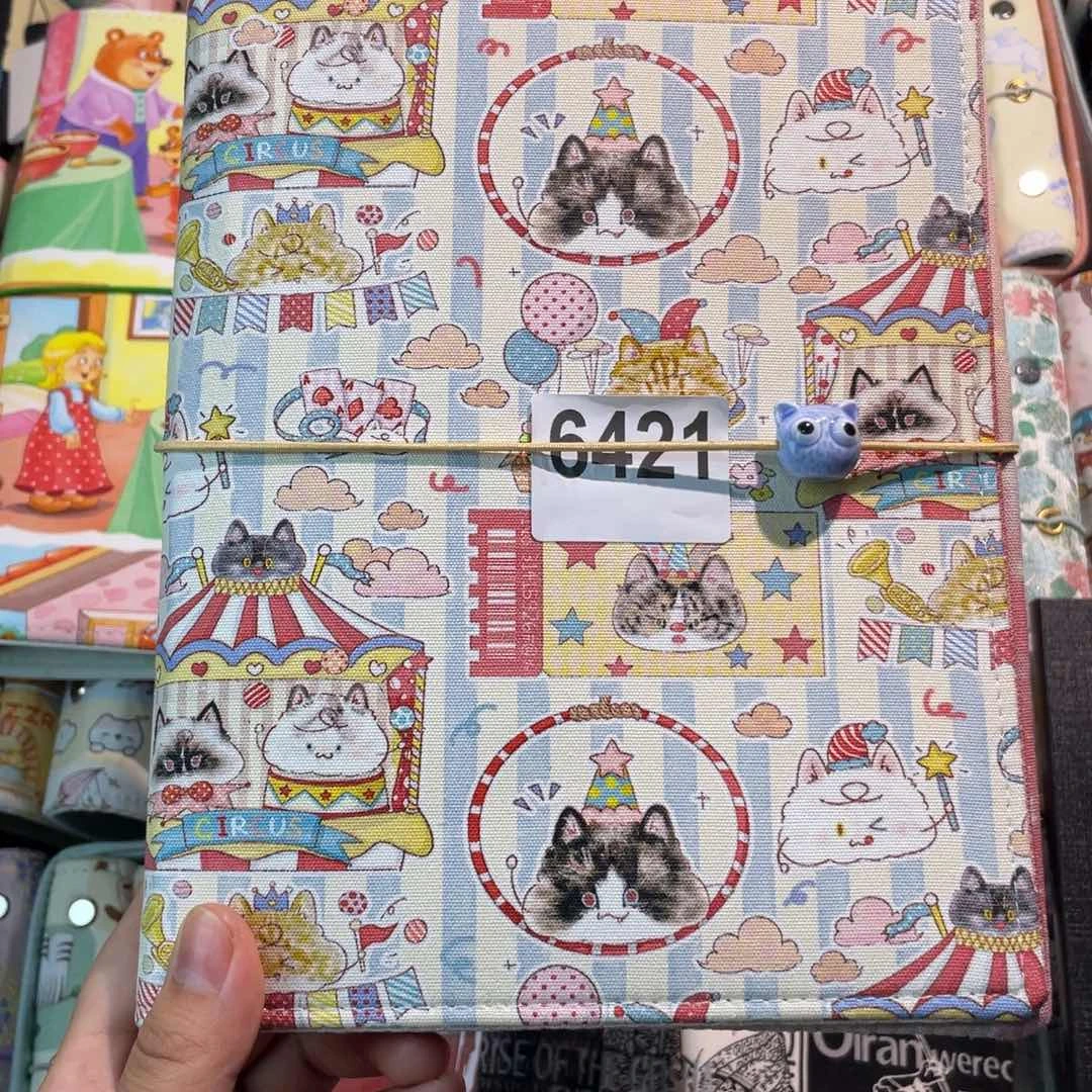 织绣A5活页不带纸6421