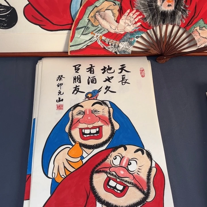 国画禅意纯手绘作品的