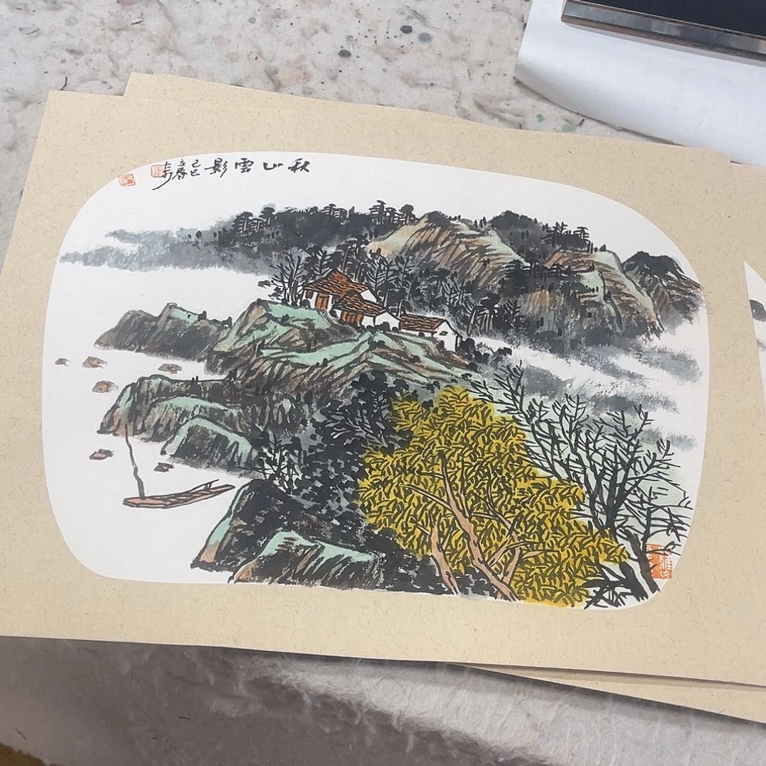 姜奇老师山水作品