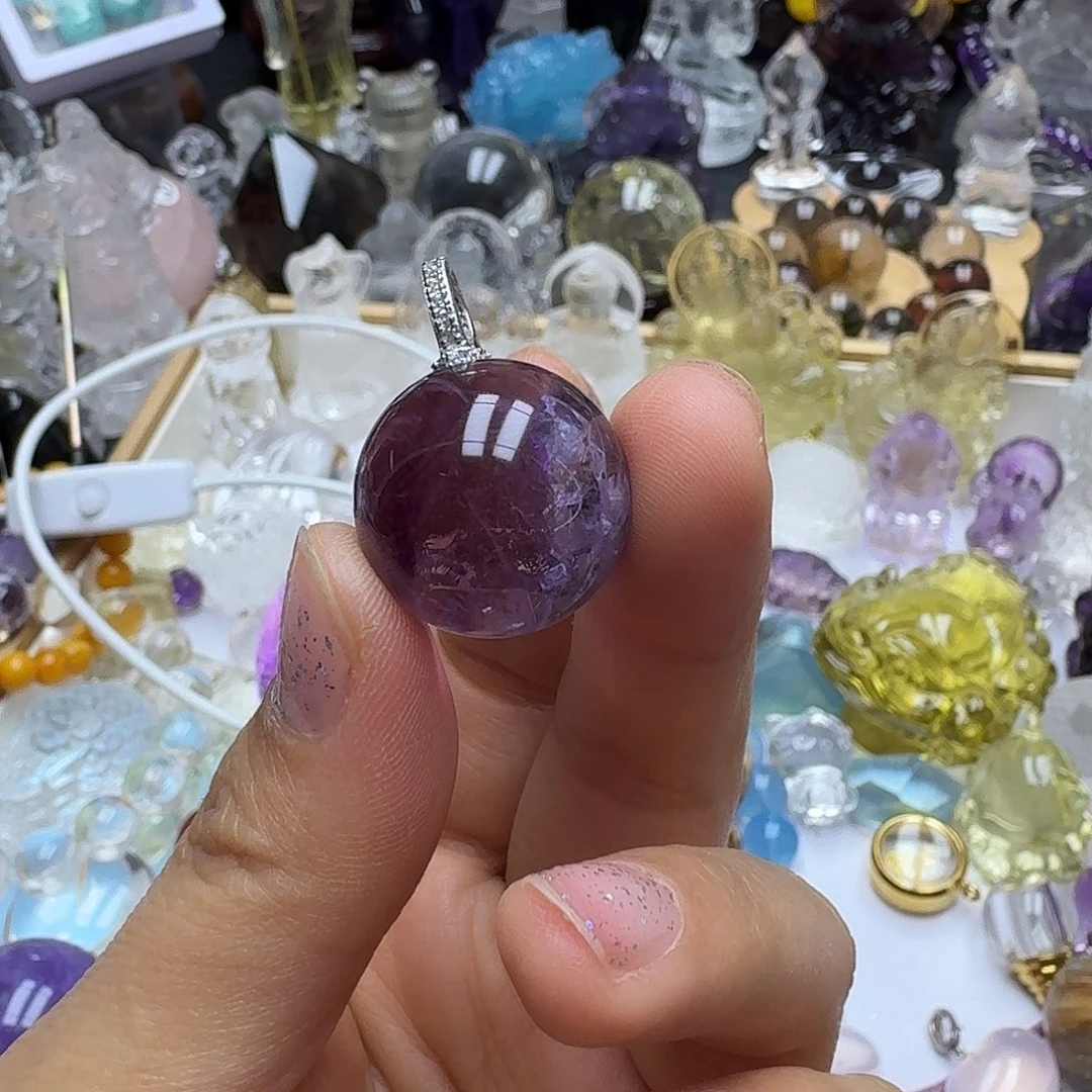 嫩***米摆件未镶嵌水晶摆件