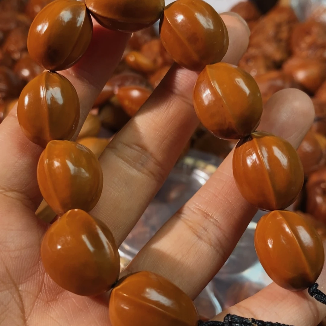 橄榄核把件乐**中铁核一串