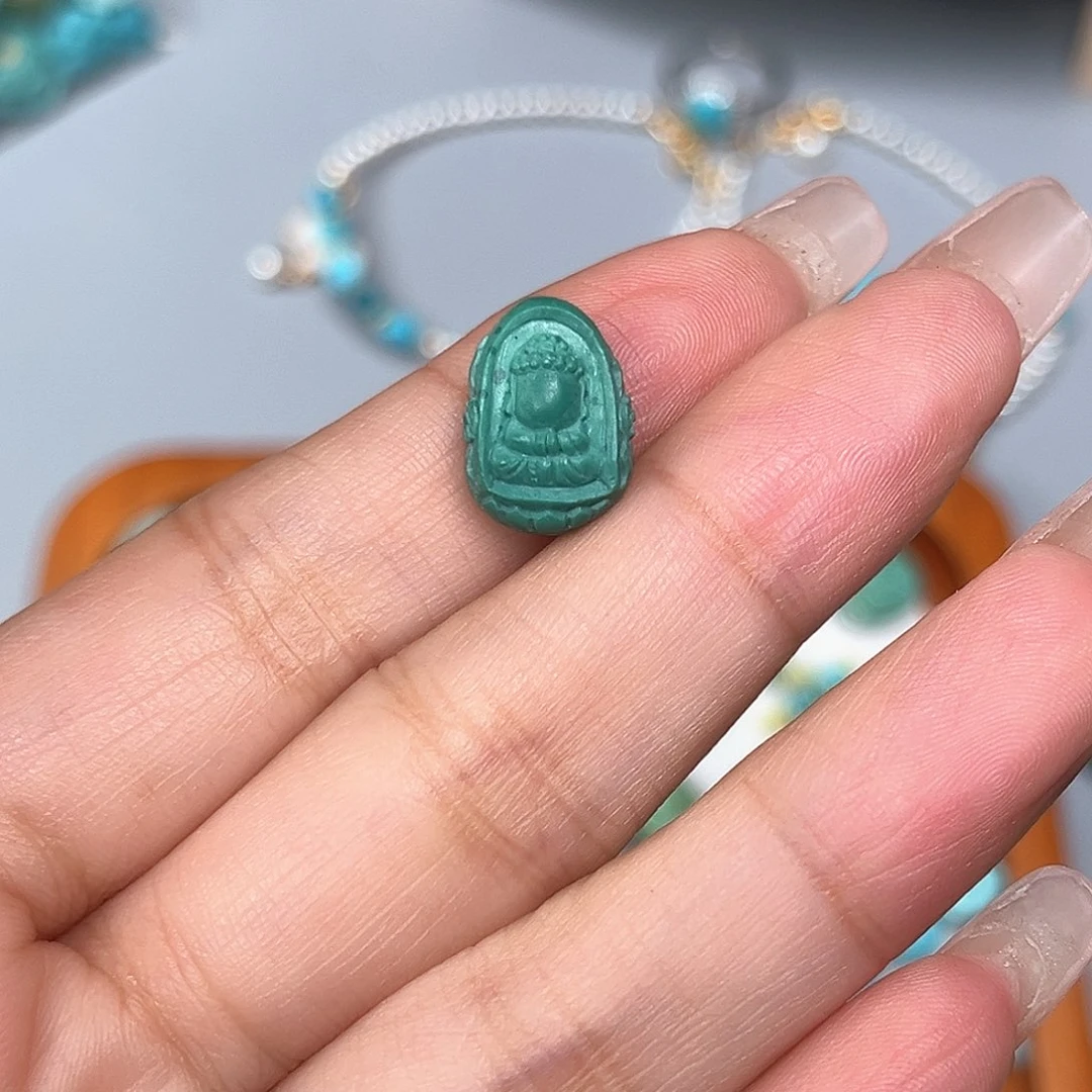 未镶嵌绿松石珠宝半成品