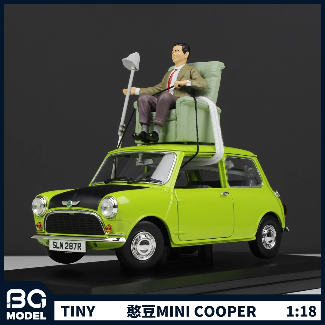 TINY微影1:18憨豆先生迷你Mini Cooper合金汽车模型收藏