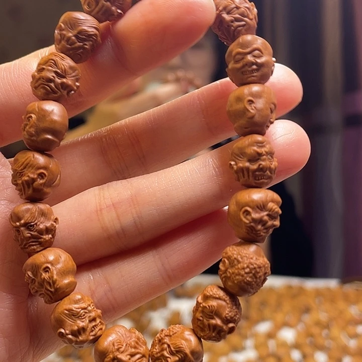 手串/手链橄榄核龙纹桃核