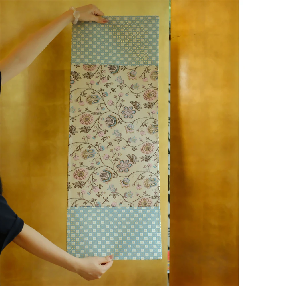 大碗茶器 问春风【碧萝绕梦】珍珠流苏茶席隔热泡茶垫喝茶桌布77*28