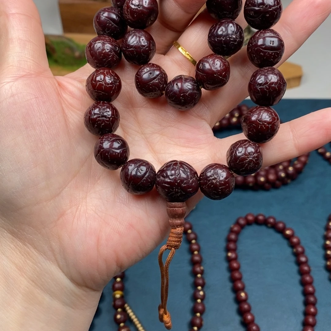 凤眼菩提手串手持素13