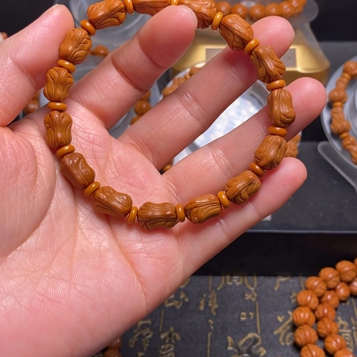 手串桃核迷你小花生手串9