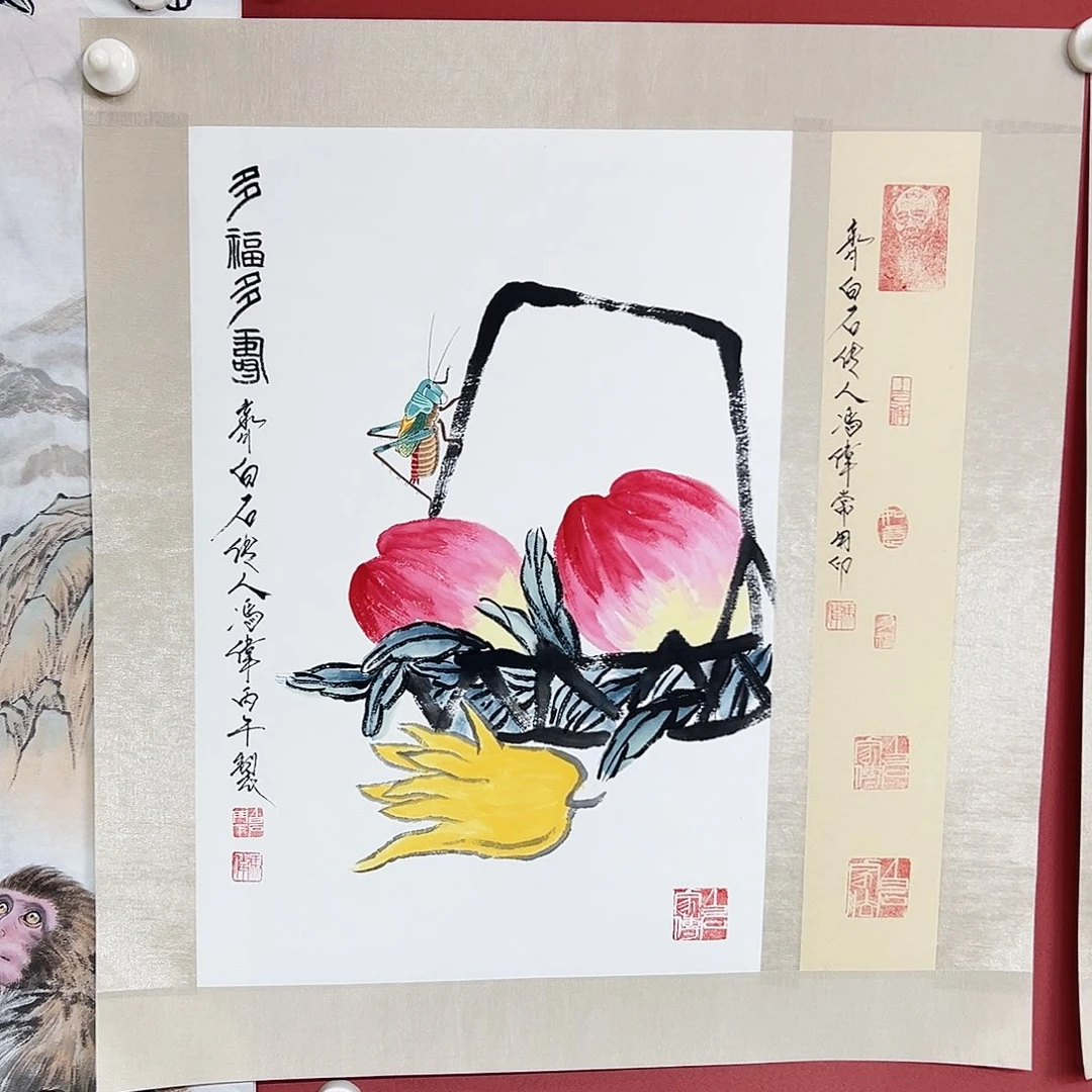 国画冯伟老师亲笔手绘国画作品慧