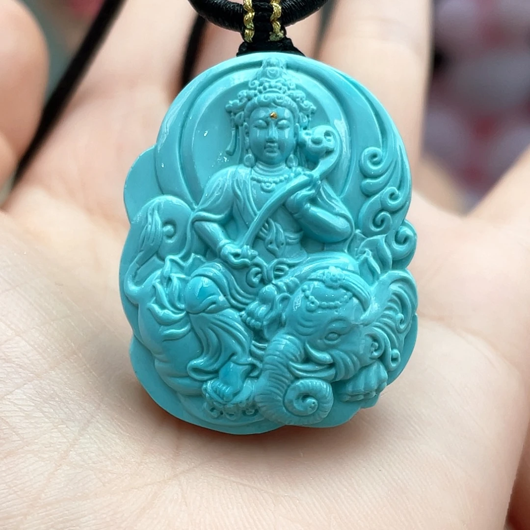 绿松石未镶嵌颈饰