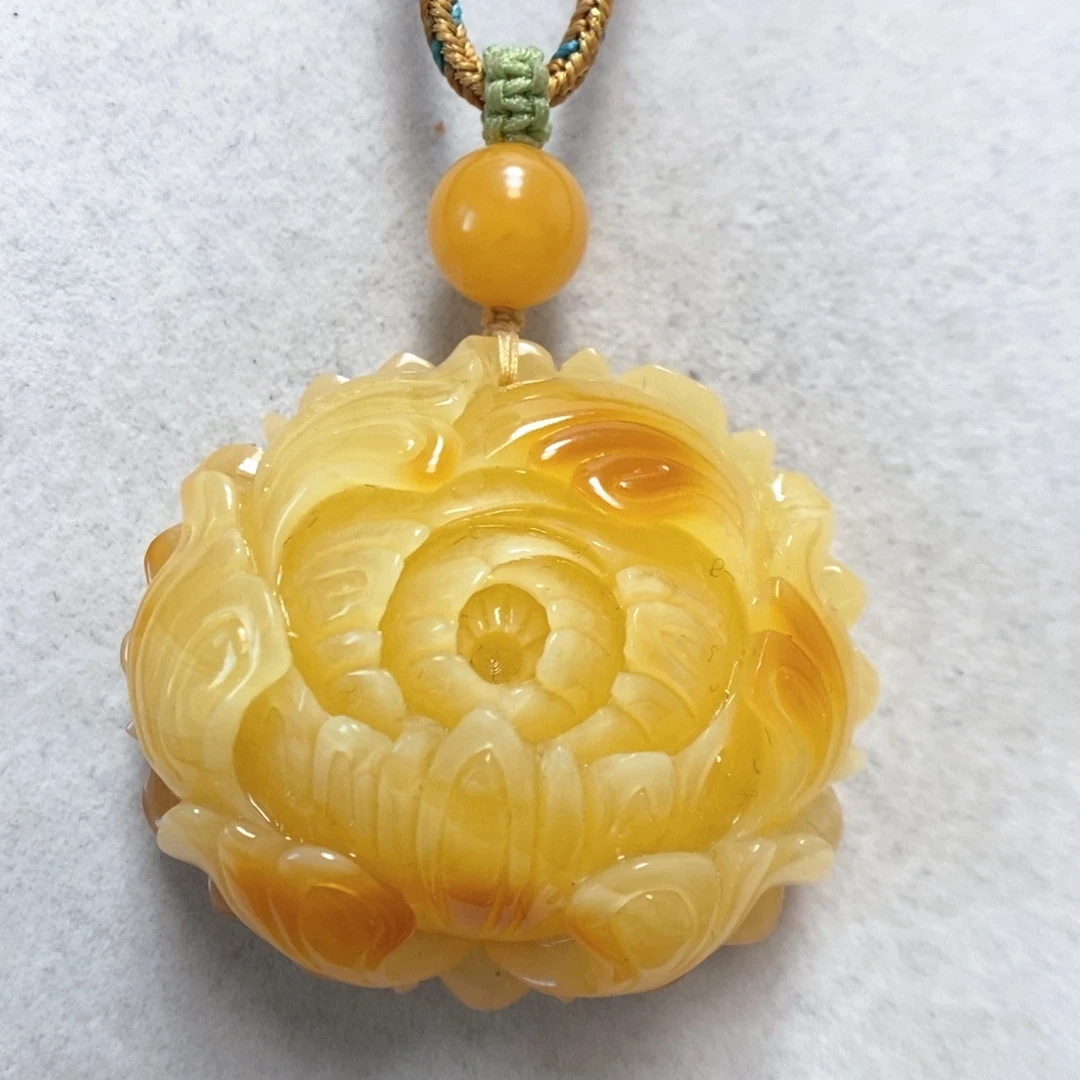 蜜蜡颈饰未镶嵌蜜蜡